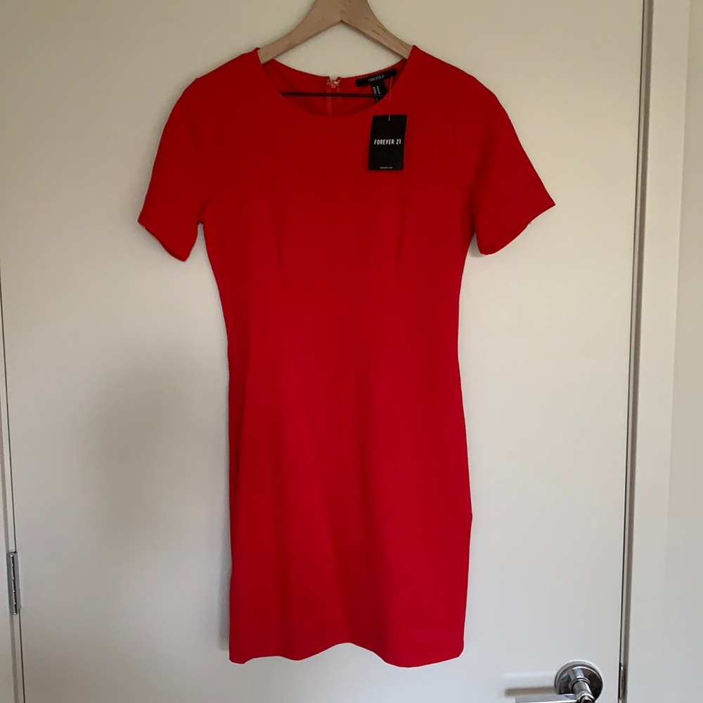 Red women’s dress